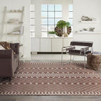 Nourison Home Positano Natural 9' x 12' Area Rug - Easy Clean, Non Shedding, Bed Room, Living Room, Dining Room, Kitchen (9' x 12')