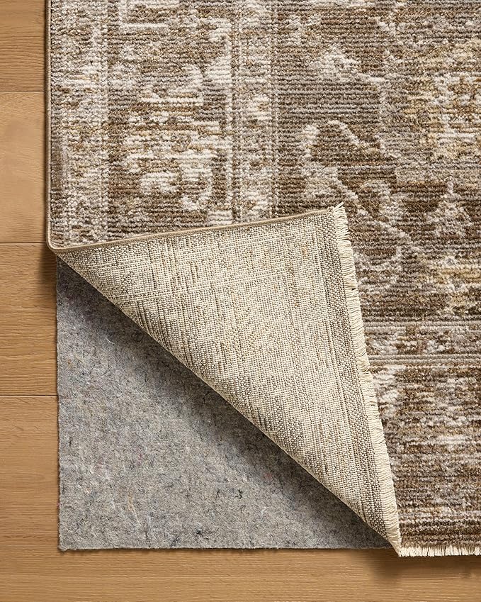Loloi Magnolia Home by Joanna Gaines Pace Collection PAC-01 Bark/Natural 5'-3" x 7'-6" Area Rug