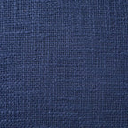 Indigo Ink - Decorative Throw Pillows for Couch or Bed, Boho Home Décor Round Cotton 20" x 20" Pillow with Tassels (Tufted Medallion Collection, Navy Blue)