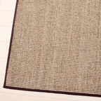Martha Stewart x SAFAVIEH Area Rug Collection - 5' x 7', Light Brown, Sisal & Jute, Farmhouse Style, Ideal for Living Room, Bedroom, Office, Dining Space (MSR9501T)