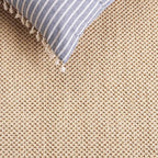 SAFAVIEH Natural Fiber Collection Area Rug - 2'6" x 4', Maize & Linen Color, Sisal, Woven Design with Border (NF141B)
