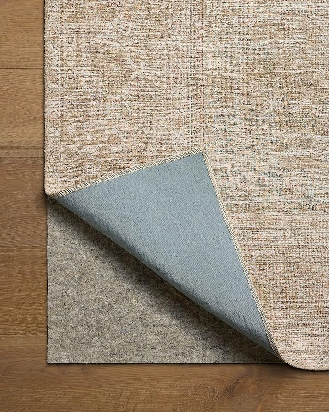 Loloi Amber Lewis Cambria Collection CBR-06 Multi/Natural 3'-6" x 5'-6" Accent Rug Jute, Neutral, Vintage Style, Antique Tone, Living, Bedroom, Dining, Carpet
