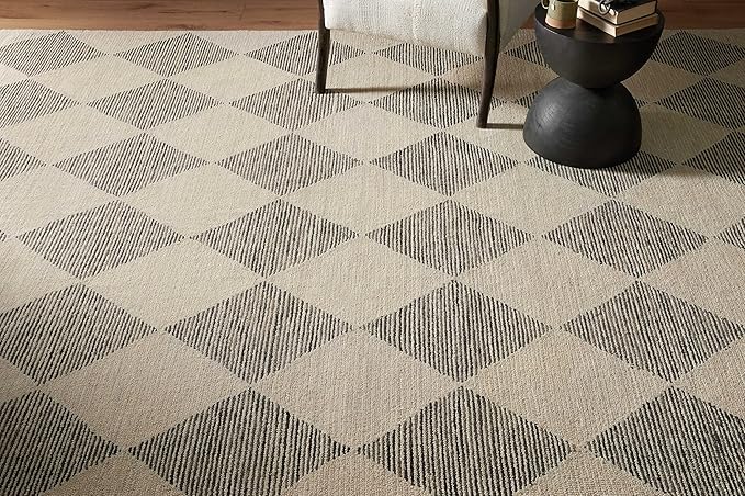 Loloi Chris Loves Julia Francis Collection FRA-01 Beige/Charcoal 2'-0" x 5'-0" Accent Rug