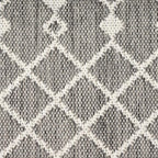 Nourison Home Positano Charcoal 7' x 10' Area Rug - Easy Clean, Non Shedding, Bed Room, Living Room, Dining Room, Kitchen (7' x 10')