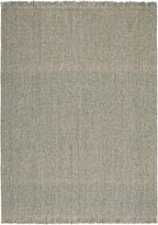 SAFAVIEH Natural Fiber Collection Area Rug - 9' x 12', Green & Natural, Handmade Woven Fringe Jute, Ideal for High Traffic Areas in Living Room, Bedroom (NF826Y)