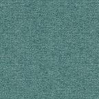 HomePop by Kinfine Fabric Upholstered Round Storage Ottoman - Button Tufted Ottoman with Removable Lid, Teal Woven
