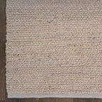 Nourison Home Natural Jute Grey 2' x 3' Area Rug - Easy Clean, Non Shedding, Bed Room, Living Room, Dining Room, Kitchen (2' x 3')