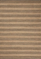 Loloi Chris Loves Julia Judy Collection JUD-06 Natural/Chocolate 8'-6" x 11'-6" Area Rug