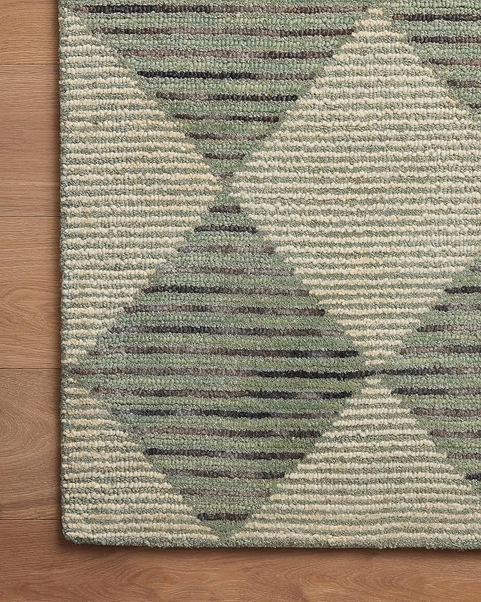 Loloi Chris Loves Julia Francis Collection FRA-01 Spa/Granite 3'-6" x 5'-6" Accent Rug