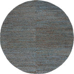 SAFAVIEH Natural Fiber Collection Area Rug - 6' Round, Grey, Handmade Jute, Braided Woven Design, Ideal for Living Room, Bedroom (NF212G)