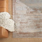 Nourison Home Natural Jute Bleached 5' x 7' Area Rug - Easy Clean, Non Shedding, Bed Room, Living Room, Dining Room, Kitchen (5' x 7')