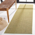 Martha Stewart x SAFAVIEH Area Rug Collection - 2'3" x 12' Runner, Green, Sisal & Jute, Farmhouse Style, Ideal for Living Room, Foyer, Bedroom, Hallway (MSR9501Y)