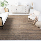 SAFAVIEH Area Rug 10x14 - Natural Fiber Collection - Large - Beige, Handmade Jute, Braided Woven Design, Ideal for Living Room, Bedroom (NF212B)