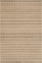 nuLOOM 6' x 9' Easy-Jute Area Rug, Machine Washable, Non-Slip, for Living Room Bedroom Kids Room Nursery Home Decor, Pattie Natural