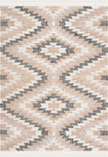 SAFAVIEH Natural Fiber Collection Area Rug - 5' x 8', Natural & Black, Handmade Boho Southwestern Fringe Jute, Ideal for High Traffic Areas in Living Room, Bedroom (NFB401A)