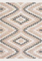 SAFAVIEH Natural Fiber Collection Area Rug - 5' x 8', Natural & Black, Handmade Boho Southwestern Fringe Jute, Ideal for High Traffic Areas in Living Room, Bedroom (NFB401A)