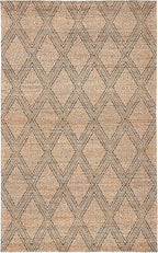 SAFAVIEH Natural Fiber Collection Accent Rug - 3' x 5', Natural & Black, Natural Jute Design, Ideal for High Traffic Areas in Entryway, Living Room, Bedroom (NFB552A)