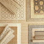 Dash & Albert Dunes Bleached Oak Handwoven Jute Rug, 9.5 X 13.5 Feet, Ivory Solid Pattern
