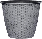 Classic Home and Garden Nantucket Planter, 8" Harbor Gray