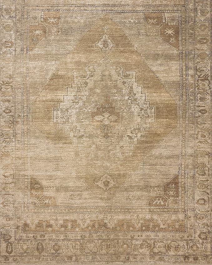 Loloi Amber Lewis Cambria Collection CBR-03 Taupe/Antique Bronze 10'-0" x 14'-0" Area Rug Jute, Neutral, Vintage Style, Antique Tone, Living, Bedroom, Dining, Carpet