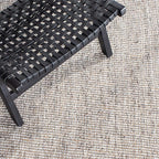 SAFAVIEH Natural Fiber Collection Accent Rug - 3' x 5', Grey & Natural, Handmade Woven Fringe Jute, Ideal for High Traffic Areas in Entryway, Living Room, Bedroom (NF826F)