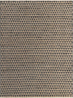 Unique Loom Chindi Jute Collection Area Rug (8' x 11' Rectangle, Black/ Natural)
