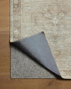 Loloi Amber Lewis Cambria Collection CBR-02 Mist/Natural 2'-0" x 5'-0" Accent Rug Jute, Neutral, Vintage Style, Antique Tone, Living, Bedroom, Dining, Carpet