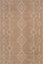 nuLOOM 5' x 8' Easy-Jute Area Rug, Machine Washable, Non-Slip, for Living Room Bedroom Kids Room Nursery Home Decor, Cynna Brown