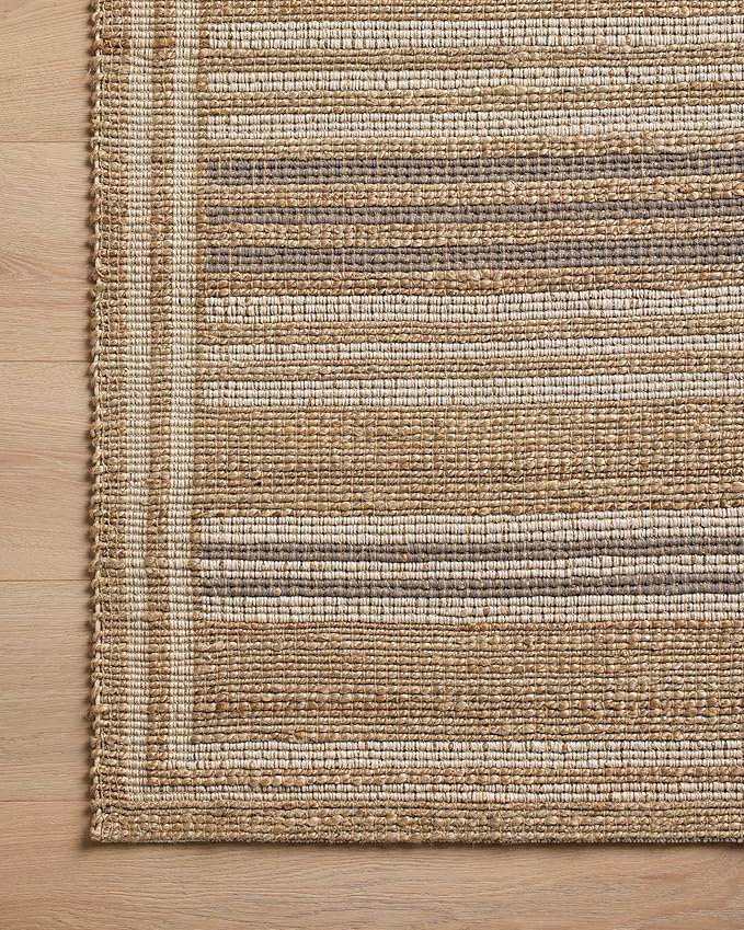 Loloi Chris Loves Julia Judy Collection JUD-03 Natural/Dove 7'-9" x 9'-9" Area Rug