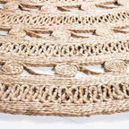 SAFAVIEH Natural Fiber Round Collection 6' Round Natural NF169A Handmade Boho Charm Farmhouse Jute Area Rug
