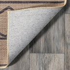 nuLOOM 5' x 8' Easy-Jute Area Rug, Machine Washable, Non-Slip, for Living Room Bedroom Kids Room Nursery Home Decor, Elin Natural