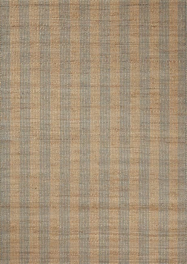 Loloi Chris Loves Julia Judy Collection JUD-04 Natural/Sky 7'-9" x 9'-9" Area Rug