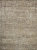 Loloi Amber Lewis Cambria Collection CBR-01 Ash/Bark 10'-0" x 14'-0" Area Rug Jute, Neutral, Vintage Style, Antique Tone, Living, Bedroom, Dining, Carpet