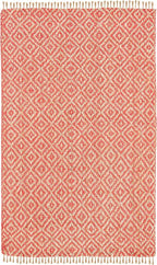 SAFAVIEH Area Rug 8x10 - Natural Fiber Collection - Large - Fuchsia & Natural, Handmade Jute, Boho Style, Diamond Pattern, Ideal for Living Room, Bedroom, Dining Space (NF266G)