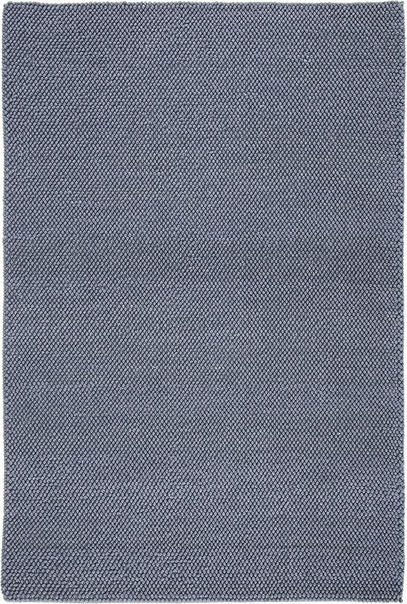 SAFAVIEH Area Rug 5x8 - Natura Collection - Dark Grey, Handmade Wool Blend, Textured Design, Ideal for Living Room, Bedroom, Dining Space (NAT425H)