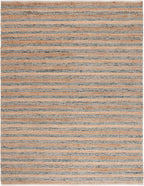 SAFAVIEH Area Rug 8x10 - Natura Collection - Large - Natural & Grey, Handmade Wool, Ideal for Living Room, Bedroom, Dining Space (NAT501F)