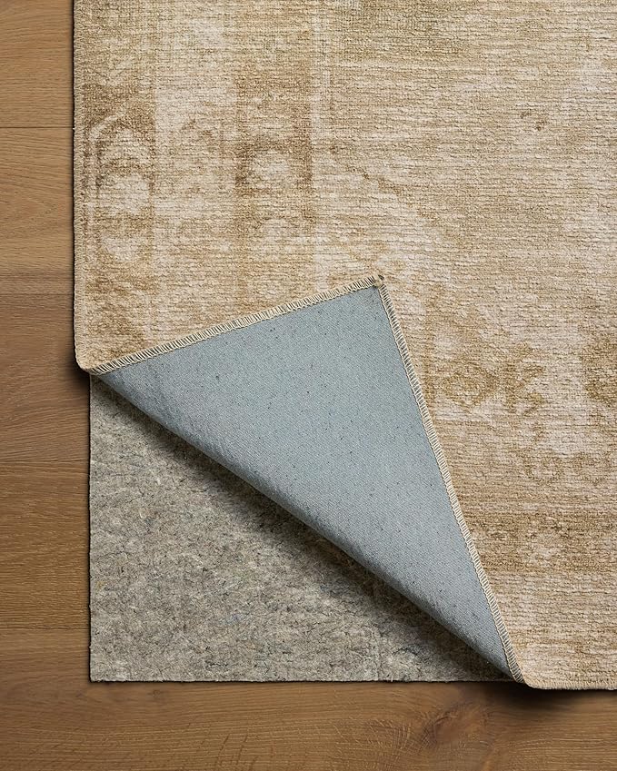 Loloi Amber Lewis Cambria Collection CBR-04 Natural/Jade 3'-6" x 5'-6" Accent Rug Jute, Neutral, Vintage Style, Antique Tone, Living, Bedroom, Dining, Carpet
