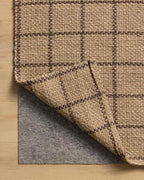 Loloi Chris Loves Julia Fletcher Collection FLE-01 Natural/Brown 7'-9" x 9'-9", .37" Pile Height, Area Rug