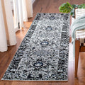 SAFAVIEH Vintage Hamadan Collection Runner Rug - 2'3" x 12', Light Grey & Dark Grey, Traditional Persian Design, Non-Shedding & Easy to Clean, Ideal for Hallway, Foyer, Entryway, Bedroom (VTH211F)