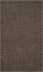 SAFAVIEH Natural Fiber Collection Area Rug - 2'6" x 4', Brown, Handmade Jute, Farmhouse Style, Chunky Textured Thick Pile (NF447D)