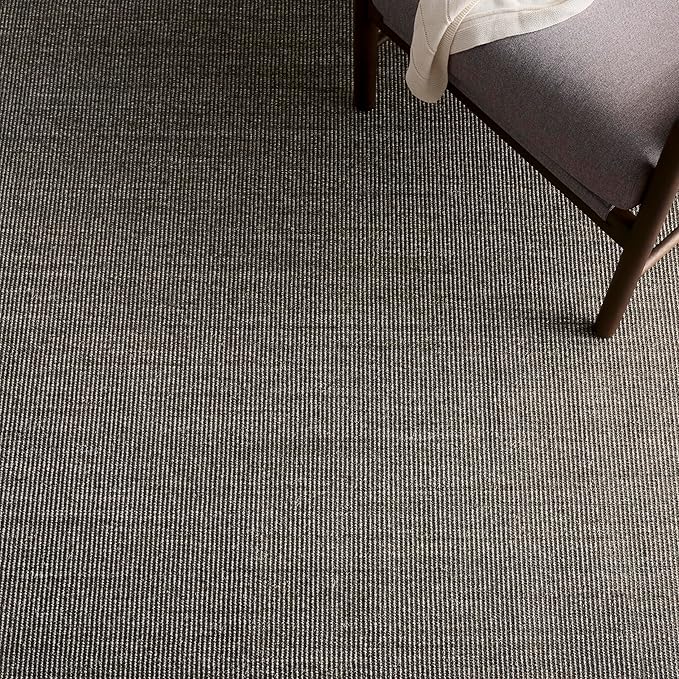 Martha Stewart x SAFAVIEH Area Rug Collection - 5' x 8', Charcoal, Sisal & Jute, Farmhouse Style, Ideal for Living Room, Bedroom, Office, Dining Space (MSR9501F)