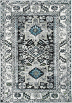 SAFAVIEH Area Rug 4x6 - Vintage Hamadan Collection - Dark Grey & Ivory, Traditional Persian Design, Non-Shedding & Easy to Clean, Ideal for Living Room, Bedroom, Dining Space (VTH211H)