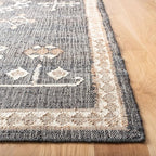 SAFAVIEH Kilim Collection Runner Rug - 2'3" x 11', Black & Ivory, Handmade Flat Weave Jute, Ideal for High Traffic Areas in Living Room, Bedroom (KLM762Z)