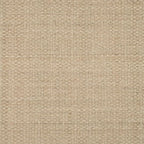 SAFAVIEH Area Rug 8' Square - Natural Fiber Collection - Natural & Ivory, Seagrass, Basketweave Pattern with Border (NF114J)
