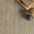 Nuloom Elijah Brown/Natural, 5' x 8', Basketweave, Seagrass, Soft and Textured, High Traffic, Stain Resistant, Easy Clean, Durable Area Rug for Bedroom, Living Room, Dining, Den, Foyer, Entryway