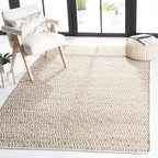 SAFAVIEH Cape Cod Collection Area Rug - 6' x 9', Natural, Handmade Flat Weave Jute, Ideal for High Traffic Areas in Living Room, Bedroom (CAP821I)