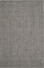 SAFAVIEH Area Rug 4x6 - Natural Fiber Collection - Light Grey, Handmade Jute, Farmhouse Style, Chunky Textured Thick Pile (NF447G)