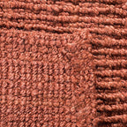SAFAVIEH Natural Fiber Collection Runner Rug - 2'6" x 10', Rust, Handmade Jute, Farmhouse Style, Chunky Textured Thick Pile (NF447C)