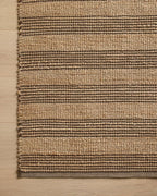 Loloi Chris Loves Julia Judy Collection JUD-06 Natural/Chocolate 9'-3" x 13' Area Rug