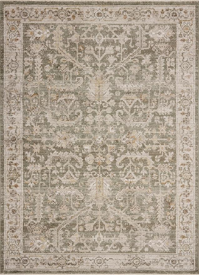 Loloi Magnolia Home by Joanna Gaines Pace Collection PAC-06 Forrest/Natural 5'-3" x 7'-6" Area Rug
